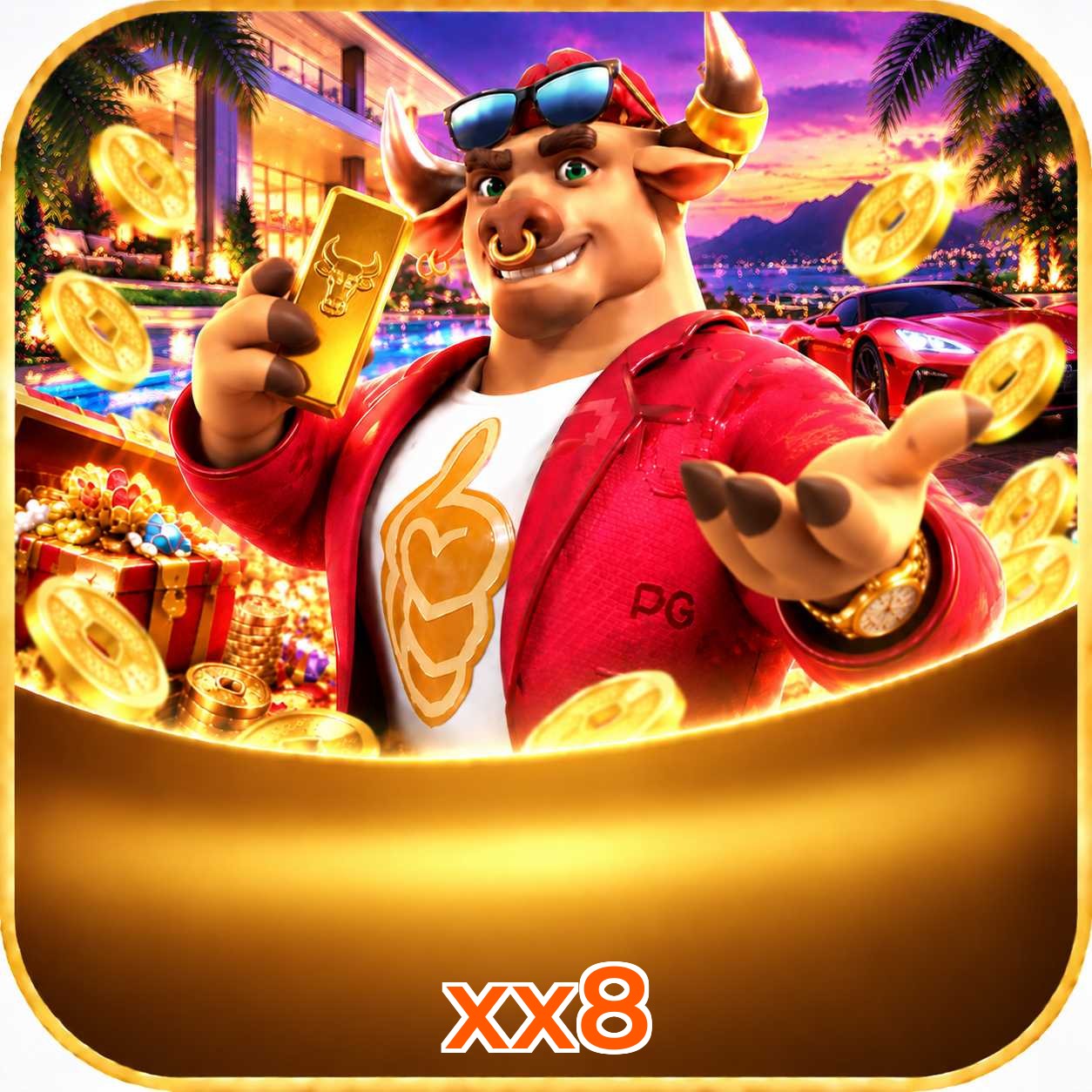Grandes ganhos no cassino ao vivo da xx8