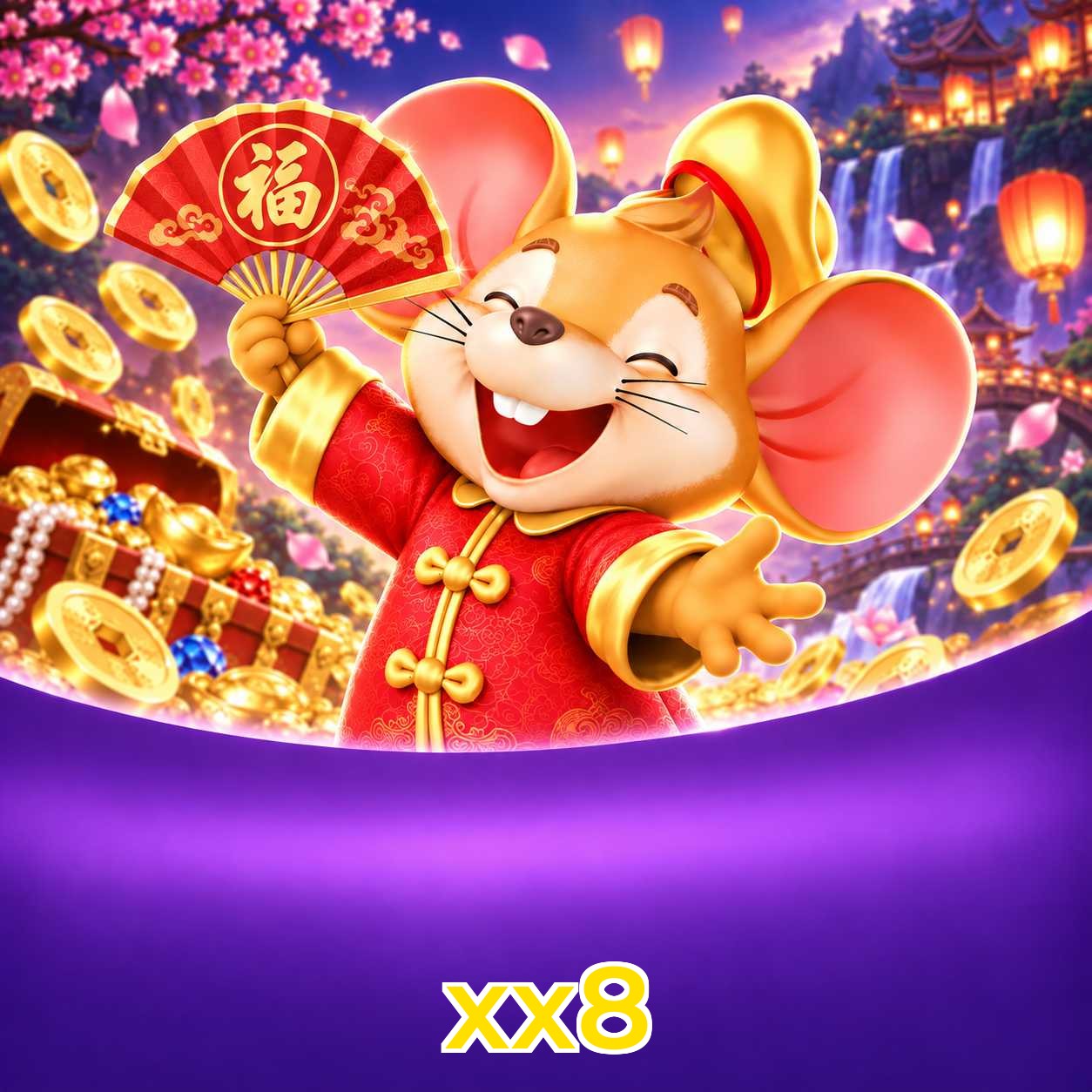 Catálogo de slots da xx8 com RTP médio de 96,52%